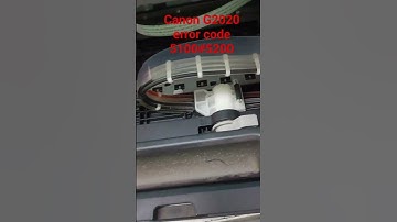 Canon G2020 Error code #5100 #5200