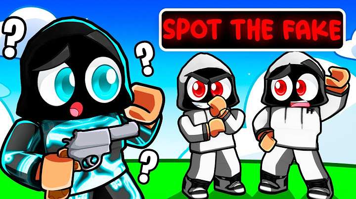 SPOT THE FAKE PERSON IN ROBLOX!
