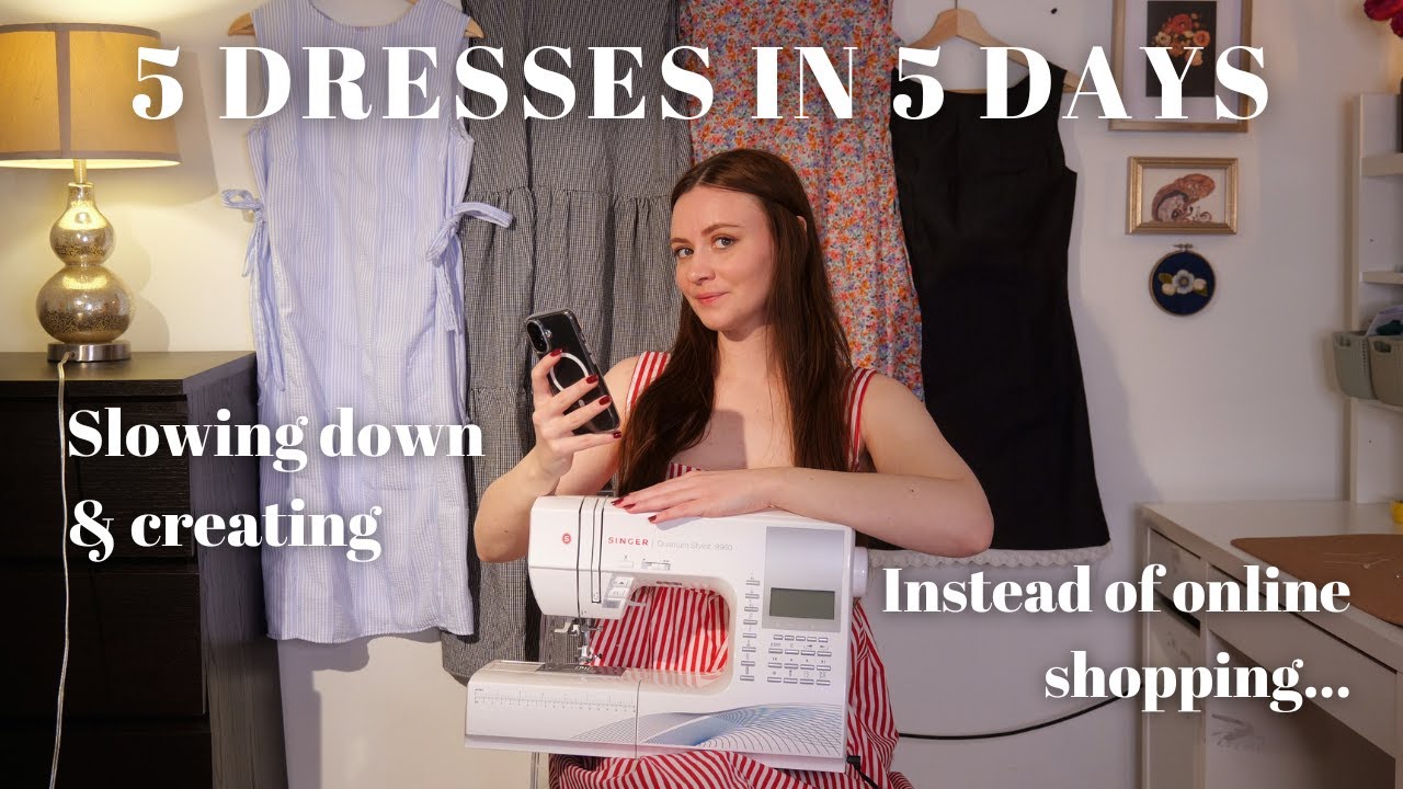 Making 5 dresses in 5 days to stop online shopping