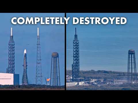 Cape Canaveral New Glenn Explosion (Aftermath Imagery)