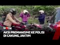 Aksi pengendara ancam polisi viral di medsos  kabar petang tvone