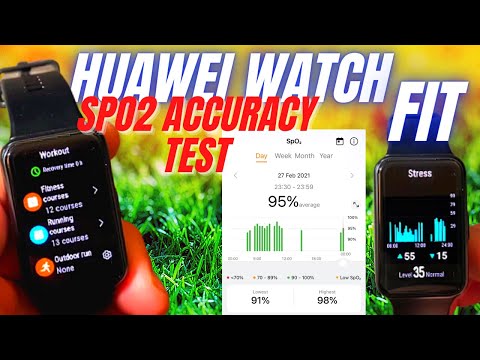 Huawei Watch Fit SpO2 Accuracy Test and Review | Garmin Venu SQ vs O2 Ring Blood Oxygen Saturation