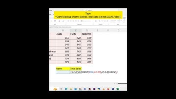 Sum + Vlookup Formula in Excel | Excel Tips and tricks in Excel | #exceltricks #excel #tips #tricks