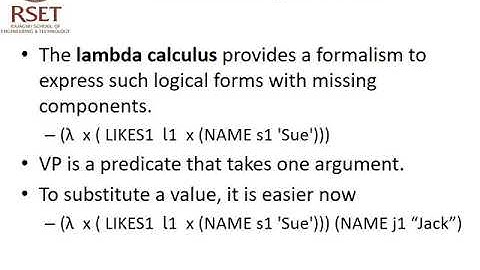 CS366 NLP Mod4 2 Linking Syntax and Semantics