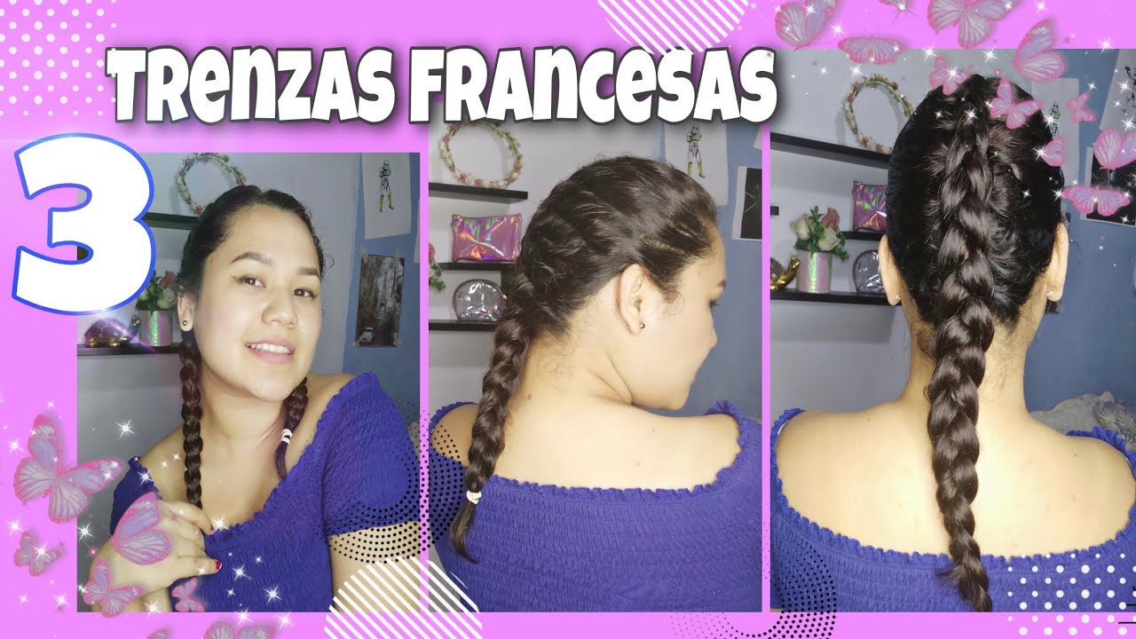 🤗COMO HACER UNA TRENZA FRANCESA YO MISMA!!!