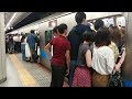 【ダイヤ乱れでかつての混雑へ】小田急小田原線下北沢駅急行線ホーム混雑調査 9時台 Odakyu Line Shimokitazawa Station Congestion Survey