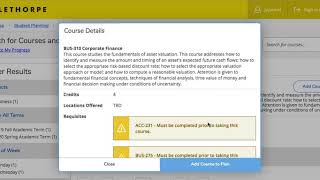 How to Create a Degree Plan