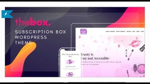 thebox | Subscription Box WordPress Theme | Themeforest Templates