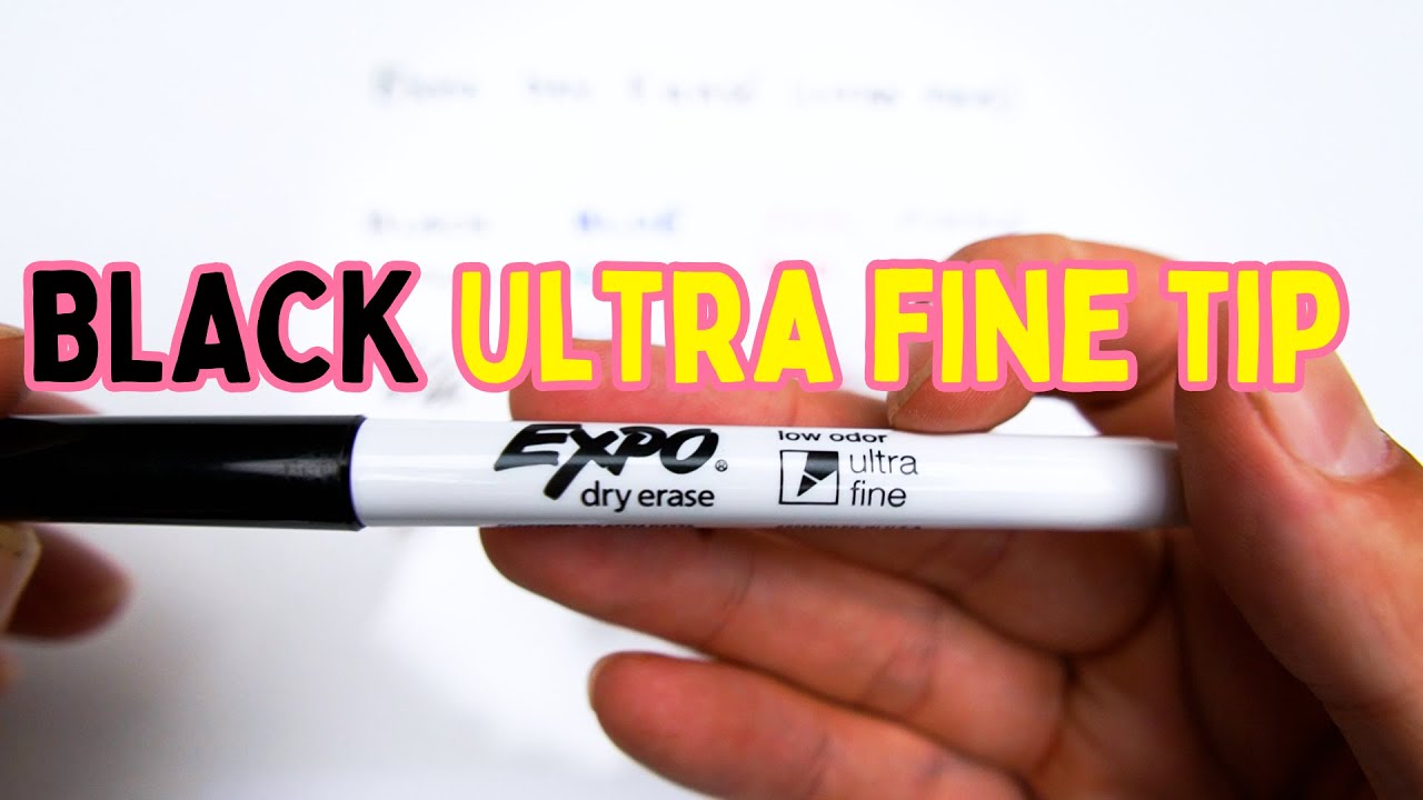 EXPO Dry Erase Markers, Ultra-Fine Tip, Black REVIEW 