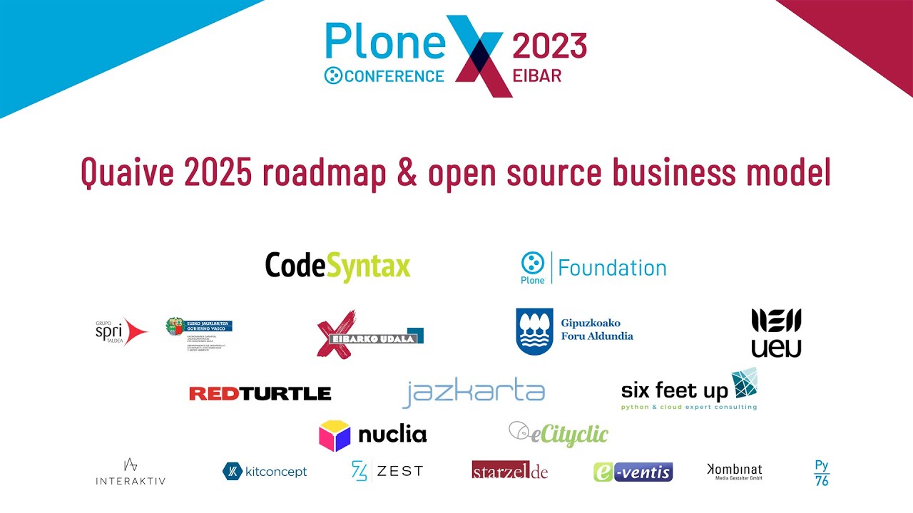 Day 2 Track 2 Quaive 2025 roadmap & open source business model YouTube