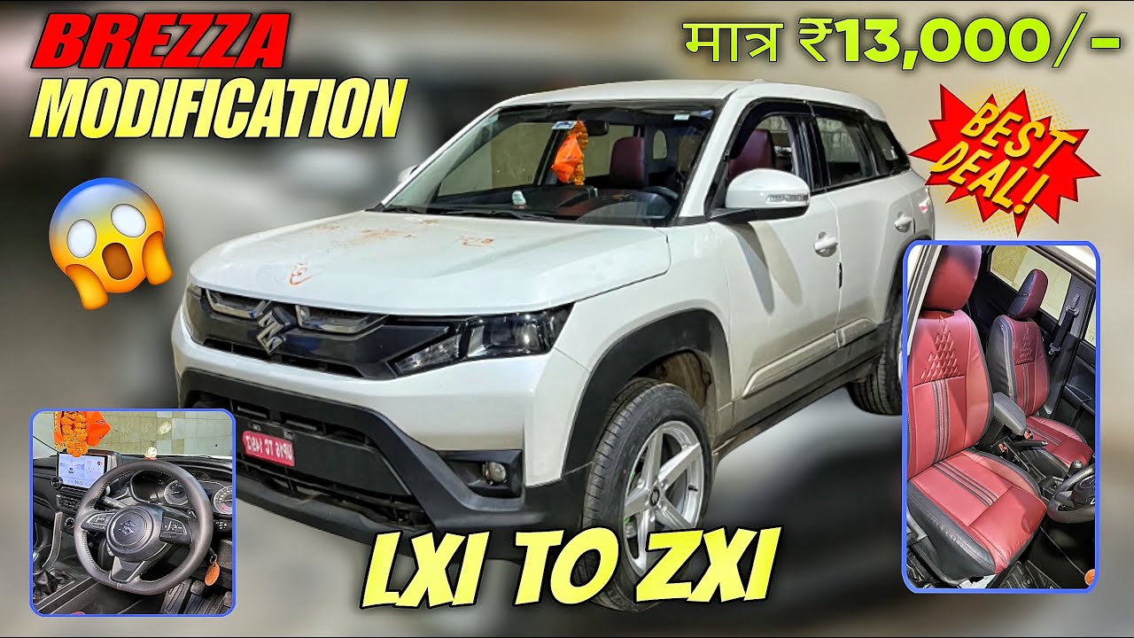 2025 BREZZA MODIFIED 😍 BASE TO TOP 💥 DAIMOND 2K | SEAT COVERS 💥 ...