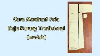 Pola Baju Kurung Tradisional (pola basic)
