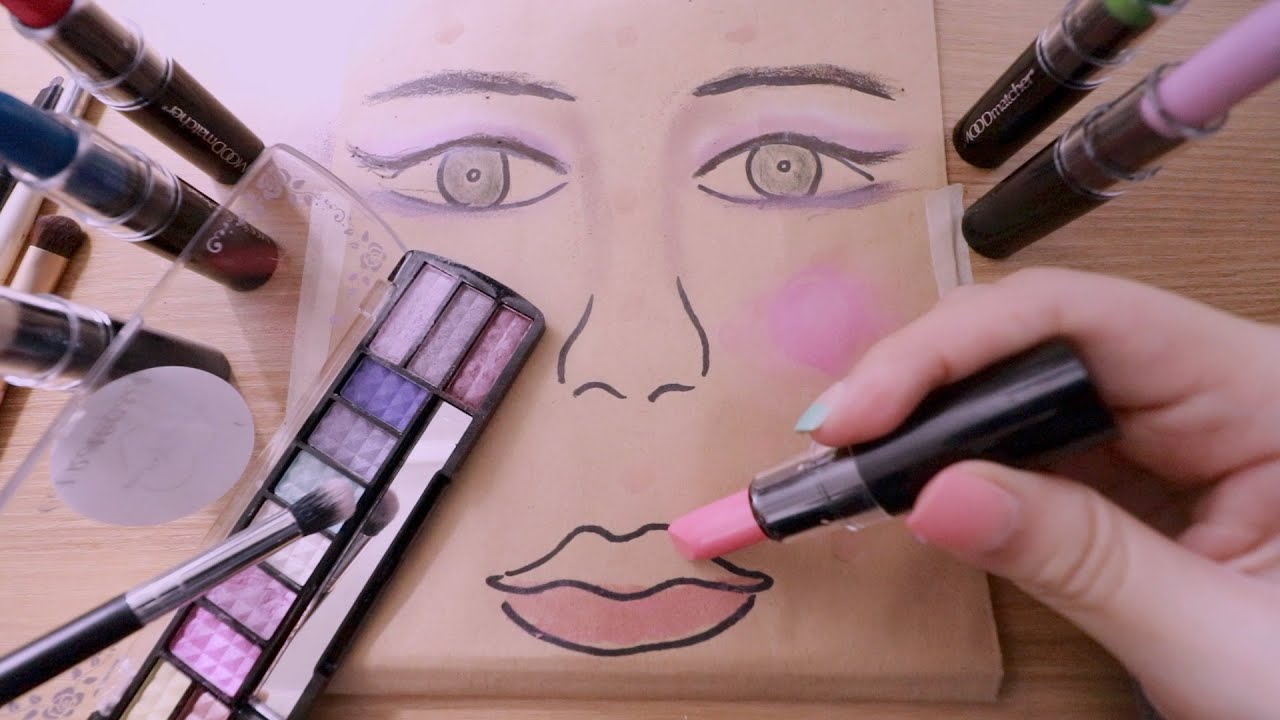 (Sub✔) 하찮은 ASMRㅣ종이손님, 전남친 결혼식 가는 메이크업 Going To Ex-Boyfriend's Marriage Makeup For The Paper Customer