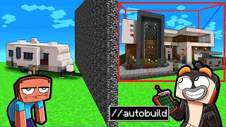 I Secretly Cheat with AUTOBUILD in Building Competition!