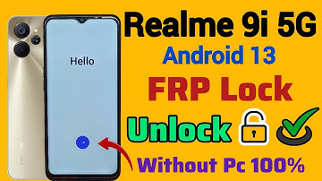 Realme 9i 5G FRP Bypass Without Pc | Android 13 | Google Account Unlock Tool | RMX3612 | Trick 2023.