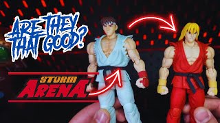 Storm Arena RYU & KEN Review + Comparison to JADA TOYS