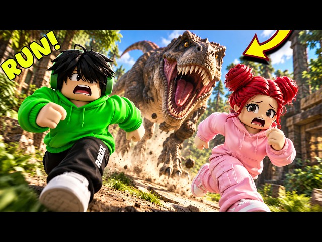 NAGALIT ANG DINOSAUR SA AMIN | Roblox Tagalog