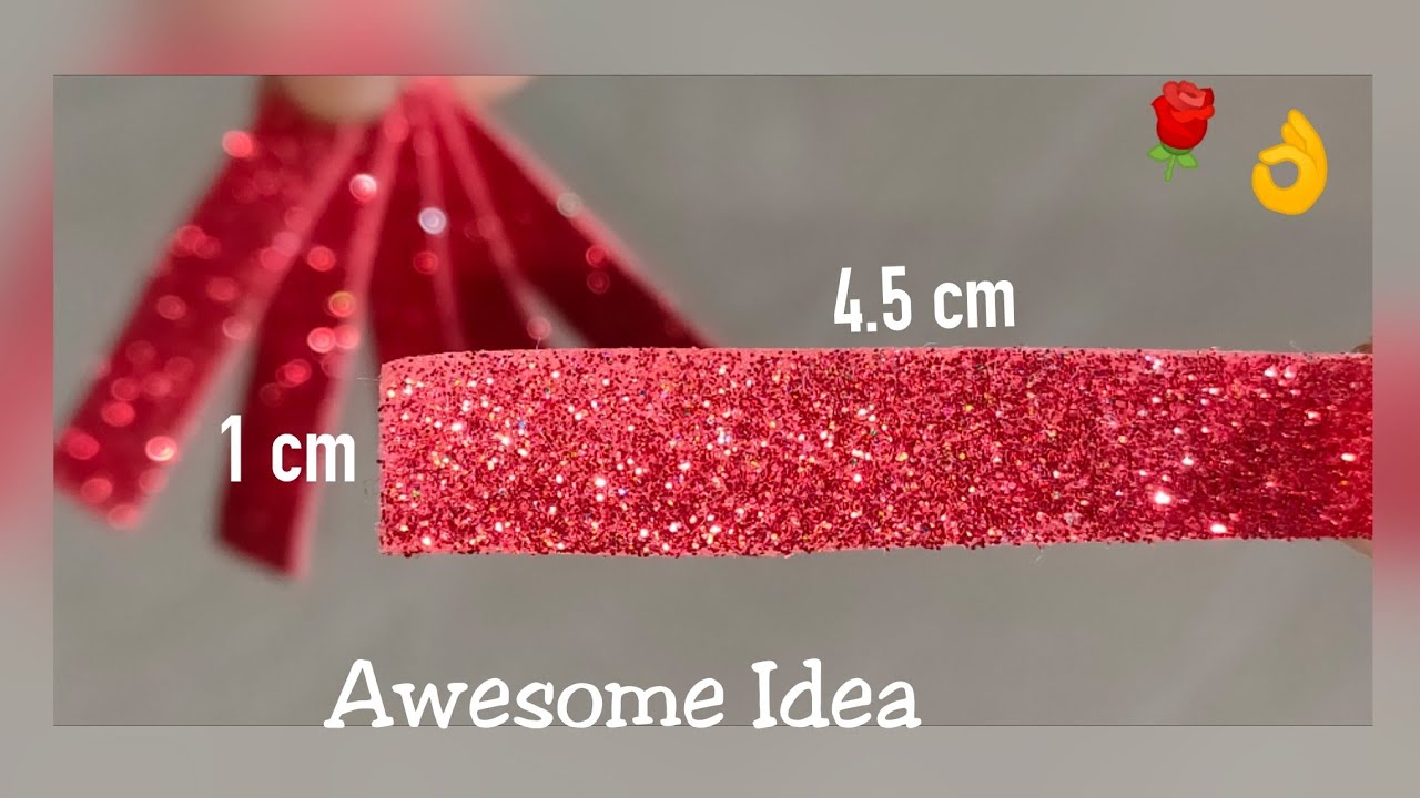 Glitter foam sheet craft/New Rakhi design/Rakhi making for school