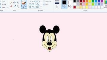 How to draw Monkey in MS Paint | Monkey drawing | Computer paint tutorial
