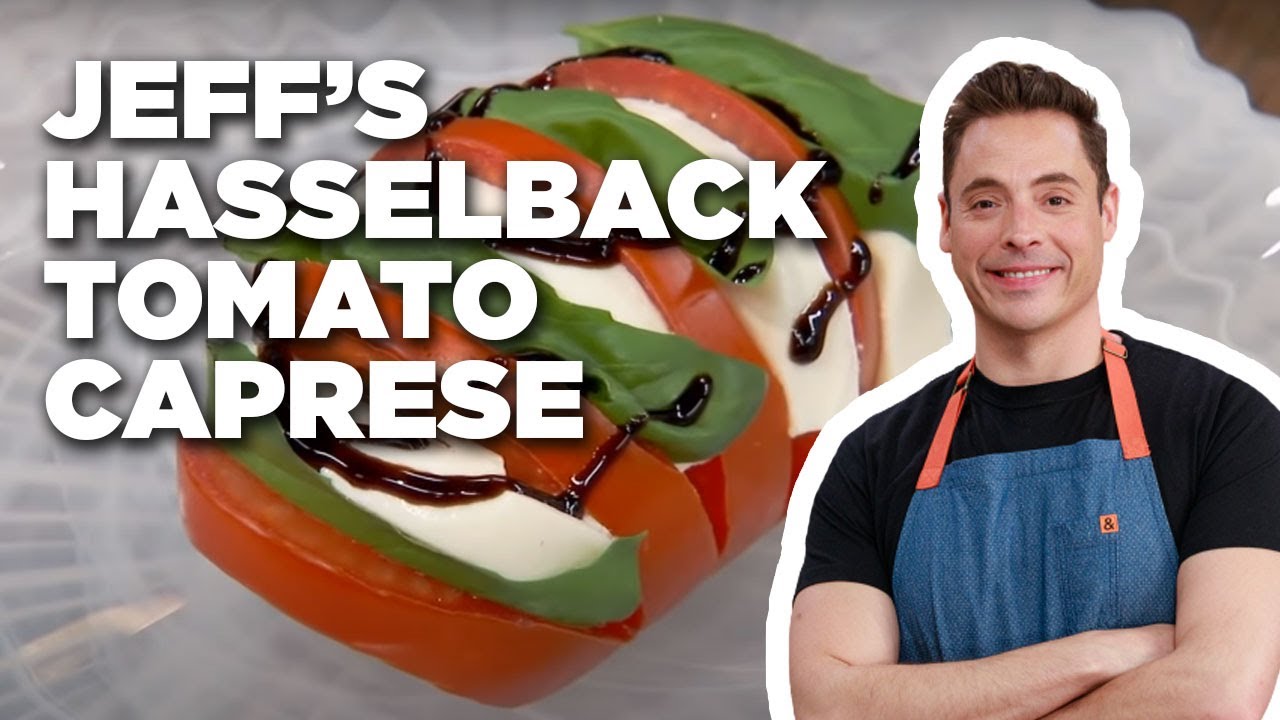 Jeff Mauro Makes Hasselback Tomato Caprese | The Kitchen | Food Network