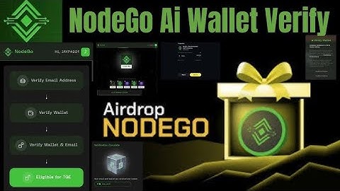 How To Connect Nodego Ai Wallet: Ineligible for TGE - Wallet for TGE