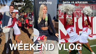 WEEKEND VLOG | studying, family, mental health + last HOME game