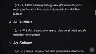 Asmaul Husna by Kayla Hafiz Indonesia 2018