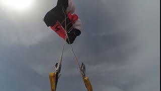 First skydiving line twist with my Volt 170