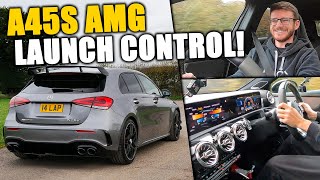 LAUNCH CONTROL in my A45S AMG is NUTS!