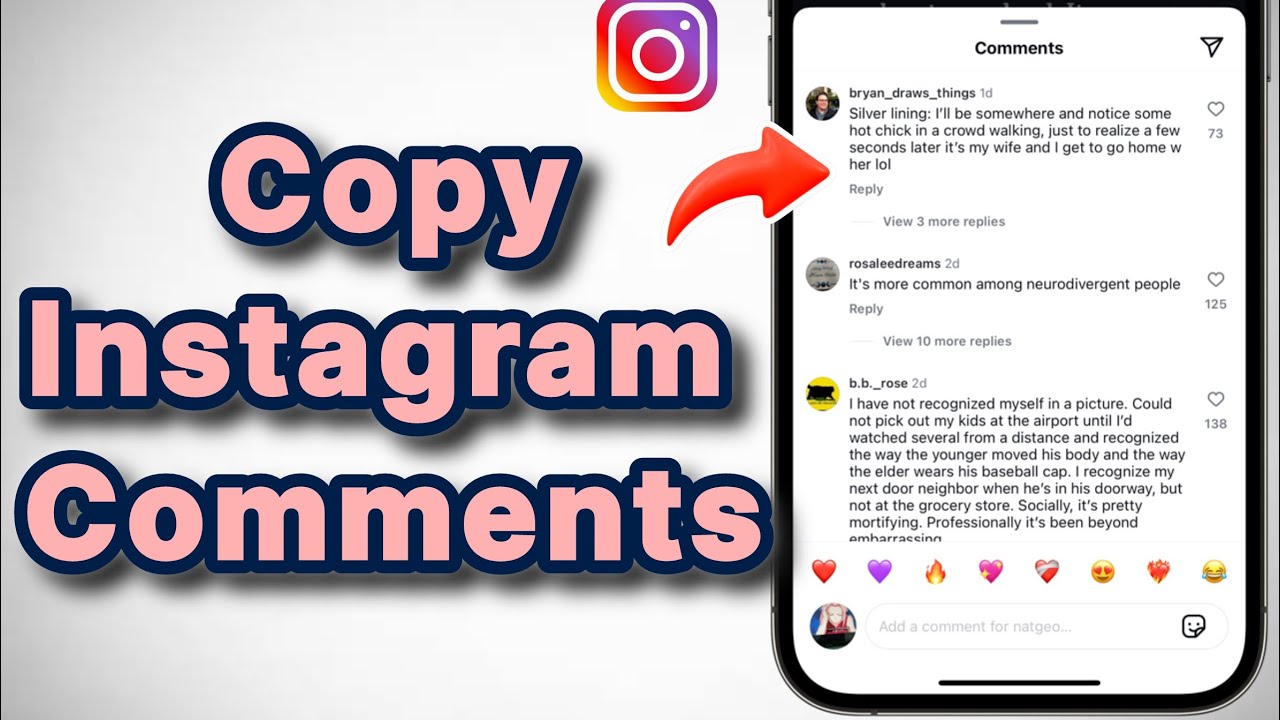 How to Copy Instagram Comments on iPhone - YouTube