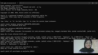 Tutorial Remote Database Melalui Koneksi Wi-Fi | MySQL Command Line Interface
