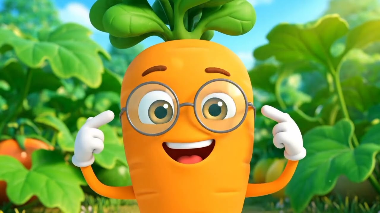 "Lily the Little Rabbit Learns to Love vegetables/ Fun 3D Educational Cartoon for kids.