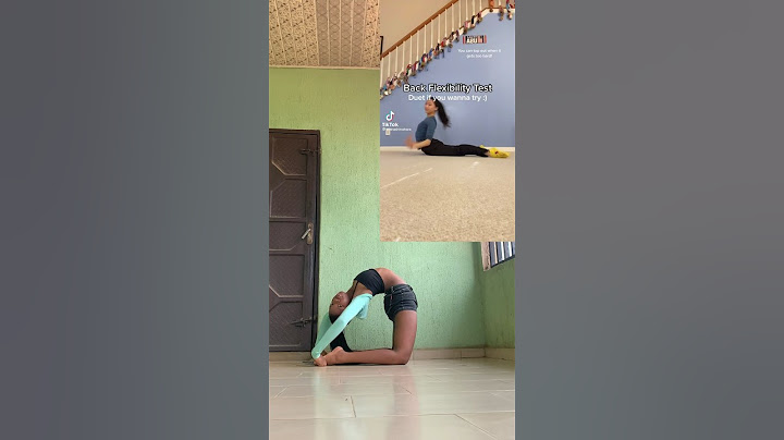 Back flexibility test w #elenashinohara #flexibility #backbend #blowup #dance #contortion #challenge