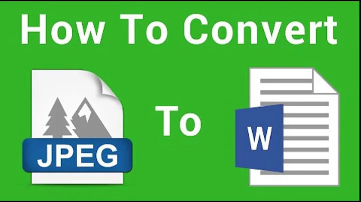 How To Convert Image To Text Using Google Docs (JPEG to DOCX)