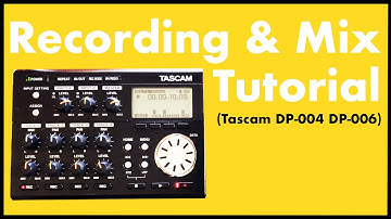 TASCAM DP-004 DP-006 Digital Multitrack Recording and Mix Tutorial | 424recording.com