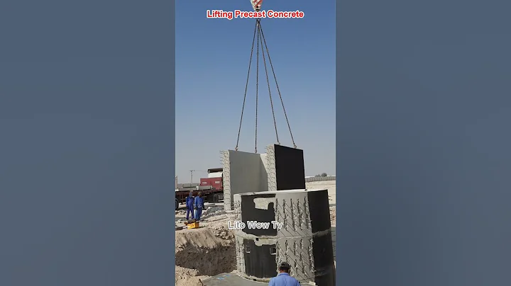Lifting Precast Concrete #precast #short #precastconcrete