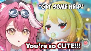 Raora put pacifier on Kaela in Holodori and call her CUTE in front of her !!!