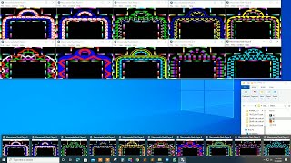 20x50 pixel 5 part  3D arch gate effects for T8000 part 9