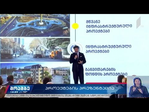დედაქალაქის მერიის პროექტები-2020 - პრეზენტაცია
