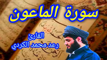 سورة الماعون - القارئ رعد محمد الكردي