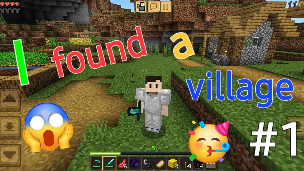 I found a village in minecraft survival series |hindi|. - YouTube