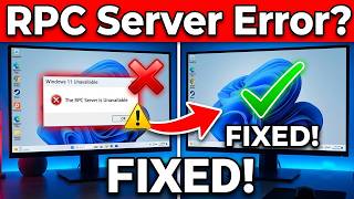 Fix Windows 11/10 The RPC Server Is Unavailable Error