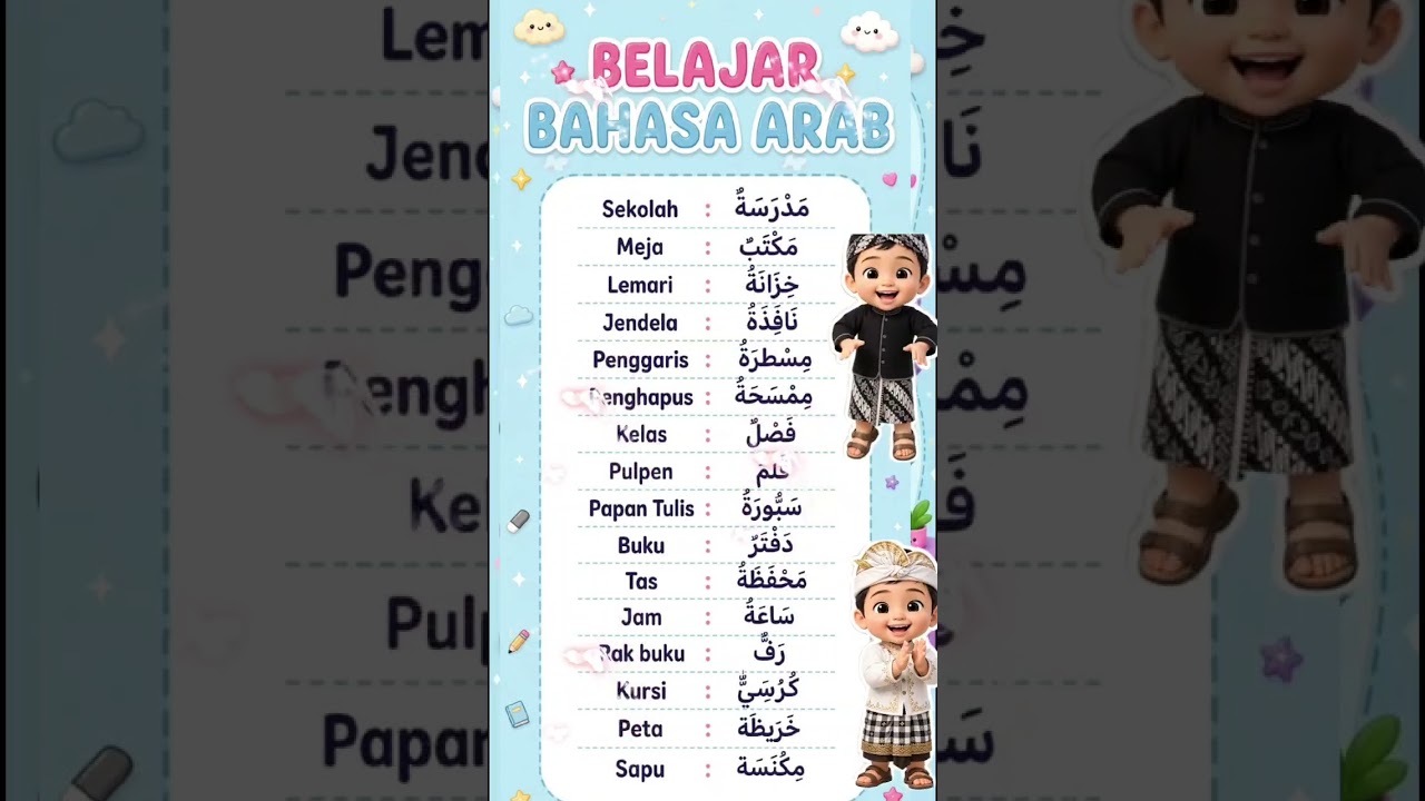 Belajar Bahasa Arab Yang Ada di Sekolah