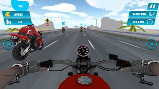 HIghway Traffic Motorbike Race 2018 - motorcycle racing game screenshot 5