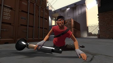 Scout learns how to rocket jump