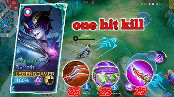 NEW BEST LIFESTYLE BUILD GAMEPLAY ONE SHOT KILL DAMAGE IN MOBILE LEGENDS