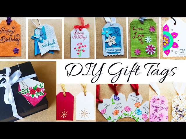 6 DIY Gift Tags, Easy Gift Tag Ideas