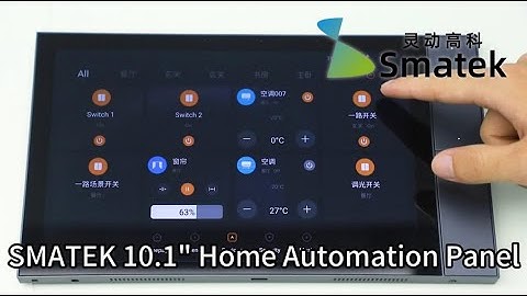 SMATEK 10.1" S9E KNX POE Smartlife Android Wifi Zigbee Smart Home Automation Control Display Screen