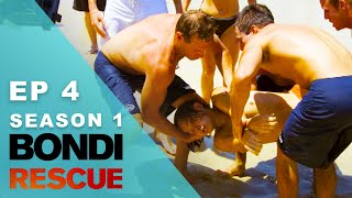 Agonal breathing on drowning man (real CPR) | Bondi Rescue  Season 1 Episode 4 (FULL EPISODE)