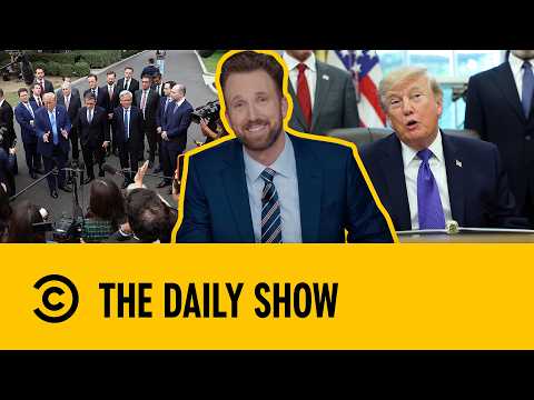 Trump And Tech CEOs Sign Morally Binding Agreement | The Daily Show